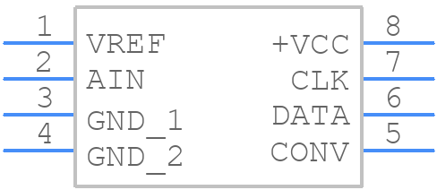ADS7835E/250 - Texas Instruments - PCB symbol