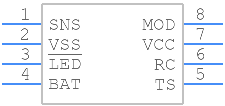 BQ2000TSN-B5 - Texas Instruments - PCB symbol