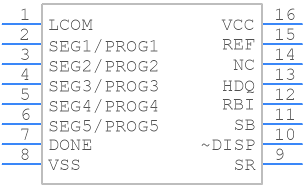 BQ2014HSN - Texas Instruments - PCB symbol