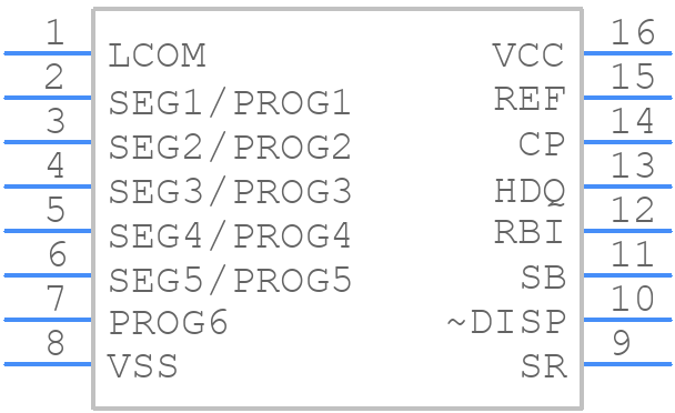 BQ2052SN-A515 - Texas Instruments - PCB symbol