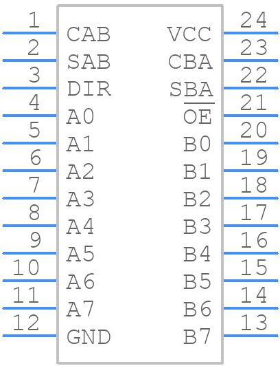 CD74ACT646M - Texas Instruments - PCB symbol