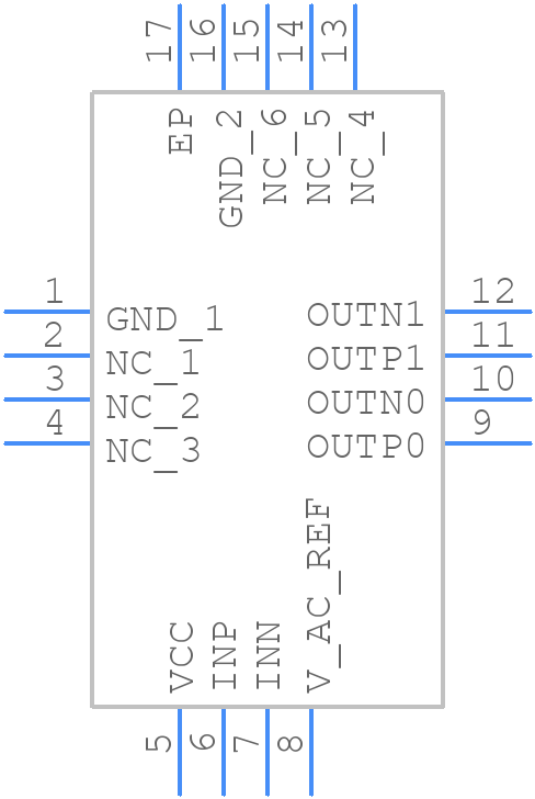 CDCLVP1102RGTT - Texas Instruments - PCB symbol