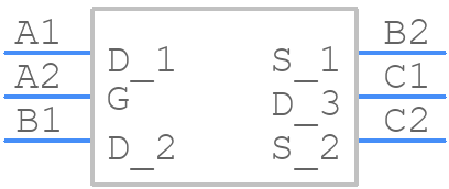 CSD13306WT - Texas Instruments - PCB symbol