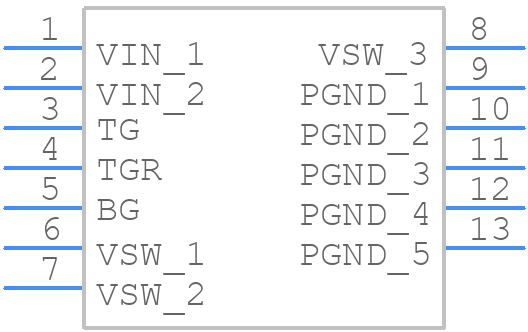 CSD87330Q3D - Texas Instruments - PCB symbol