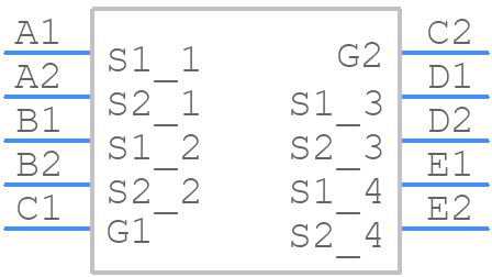 CSD87501LT - Texas Instruments - PCB symbol