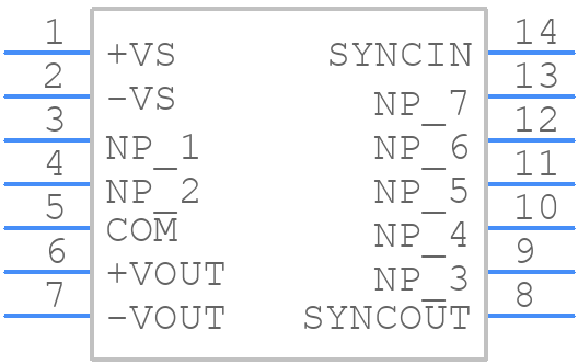 DCP010512DBP - Texas Instruments - PCB symbol