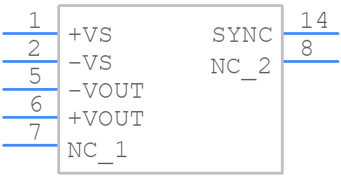 DCP021515P - Texas Instruments - PCB symbol