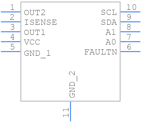 DRV8830DGQ - Texas Instruments - PCB symbol