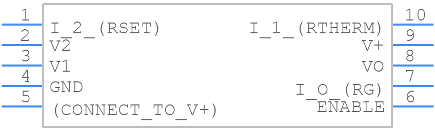 INA330AIDGST - Texas Instruments - PCB symbol