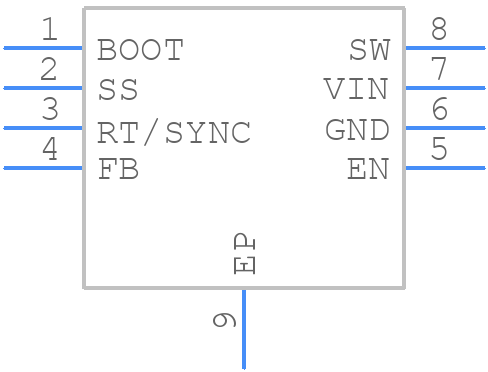 LM22671MR-5.0/NOPB - Texas Instruments - PCB symbol