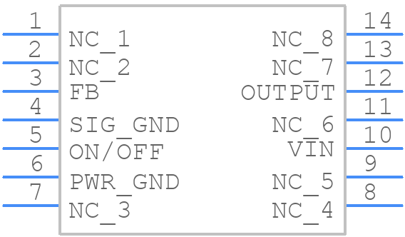 LM2574M-3.3/NOPB - Texas Instruments - PCB symbol