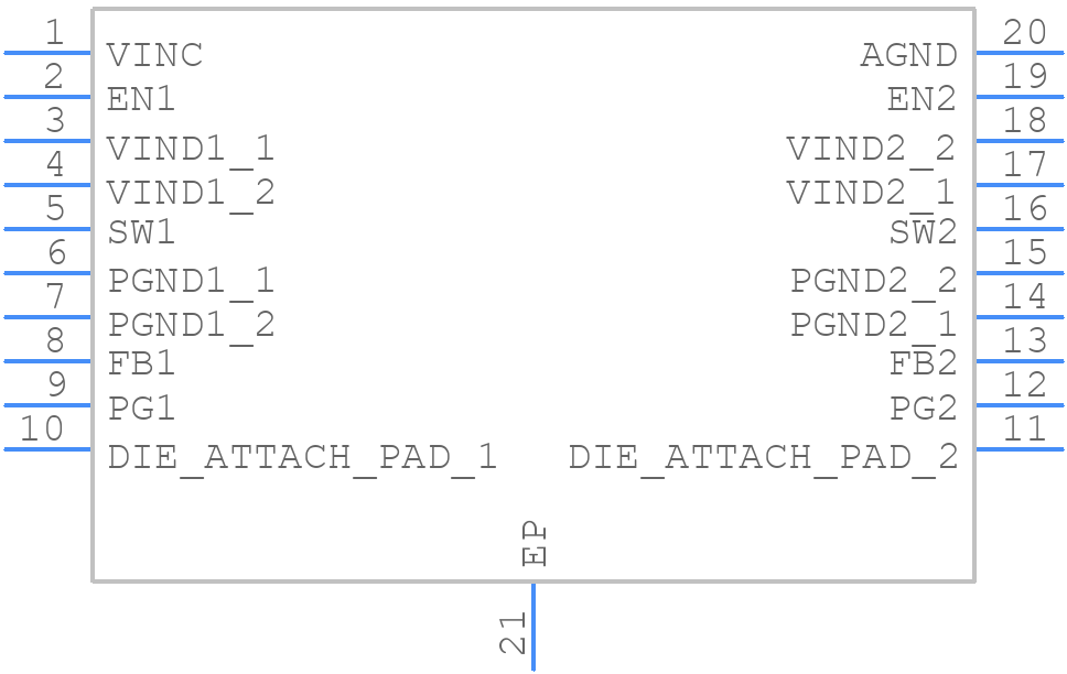 LM26420YMH/NOPB - Texas Instruments - PCB symbol