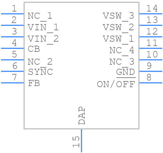 LM2677SD-ADJ/NOPB - Texas Instruments - PCB symbol