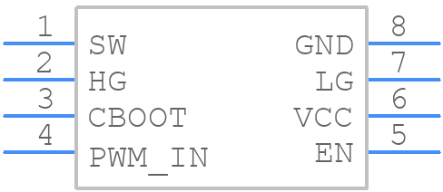LM2726M/NOPB - Texas Instruments - PCB symbol