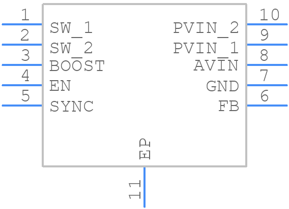 LM27342SD/NOPB - Texas Instruments - PCB symbol