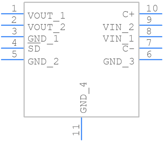 LM2750SD-5.0/NOPB - Texas Instruments - PCB symbol