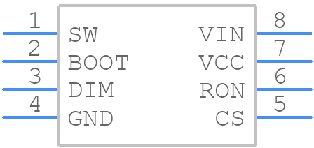 LM3402HVMM/NOPB - Texas Instruments - PCB symbol