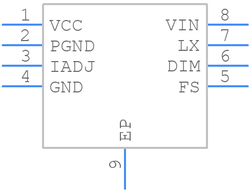 LM3414MR/NOPB - Texas Instruments - PCB symbol