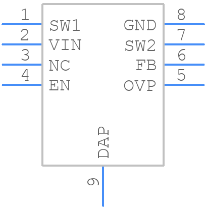 LM3557SD-2/NOPB - Texas Instruments - PCB symbol