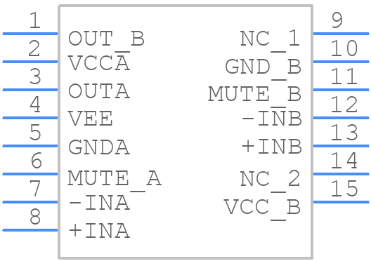 LM4766T/NOPB - Texas Instruments - PCB symbol