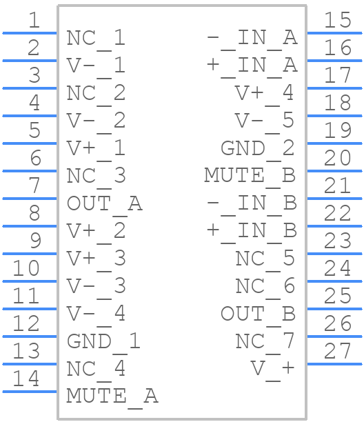 LM4780TA/NOPB - Texas Instruments - PCB symbol