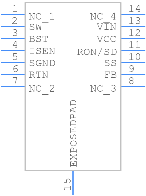 LM5010AQ1MH/NOPB - Texas Instruments - PCB symbol