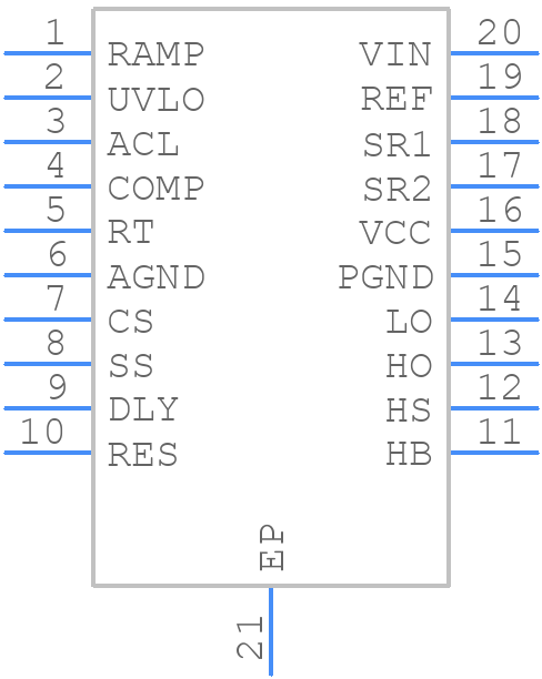 LM5039MH/NOPB - Texas Instruments - PCB symbol