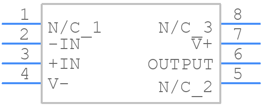 LM6171AIM/NOPB - Texas Instruments - PCB symbol