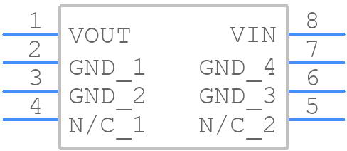 LM9036M-3.3/NOPB - Texas Instruments - PCB symbol