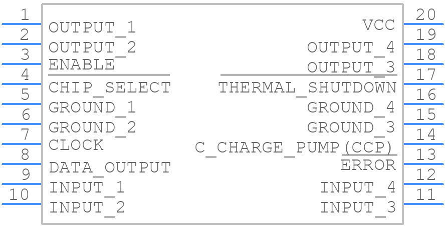 LMD18400N/NOPB - Texas Instruments - PCB symbol