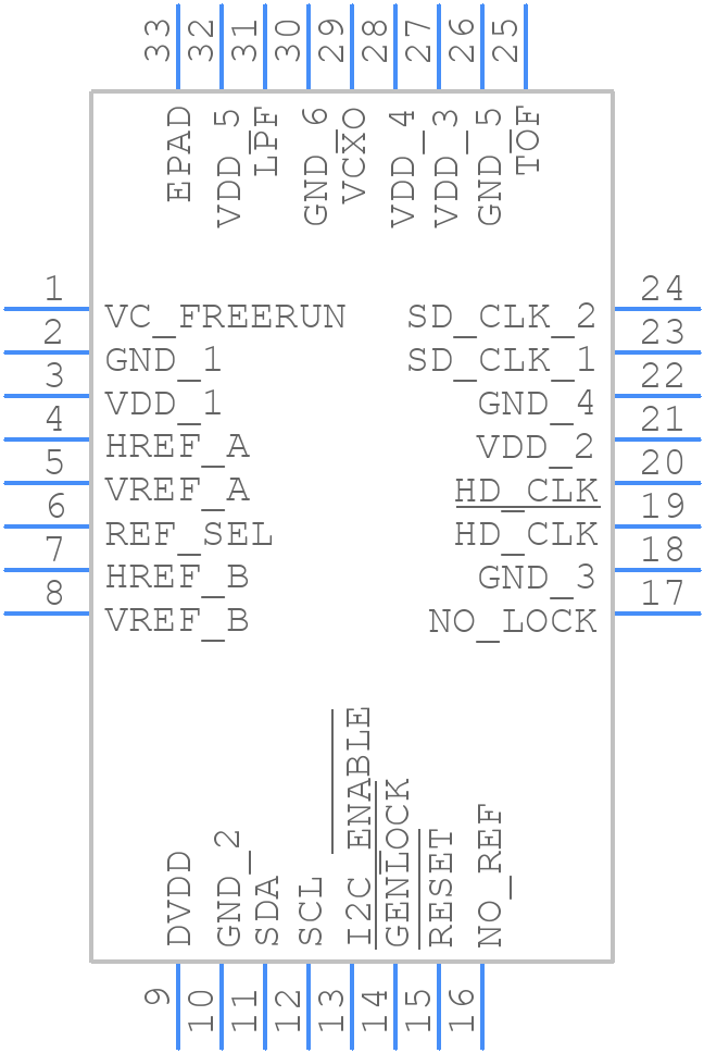 LMH1982SQE/NOPB - Texas Instruments - PCB symbol