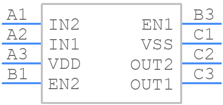 LMH2180TM/NOPB - Texas Instruments - PCB symbol