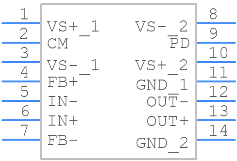 LMH5401IRMST - Texas Instruments - PCB symbol