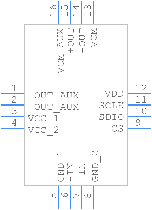 LMH6518SQE/NOPB - Texas Instruments - PCB symbol
