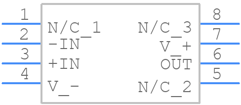 LMP2021MA/NOPB - Texas Instruments - PCB symbol