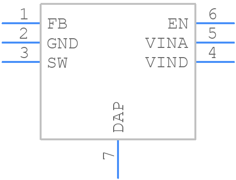 LMR10510YSDE/NOPB - Texas Instruments - PCB symbol