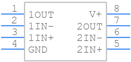 LMV342IDR - Texas Instruments - PCB symbol