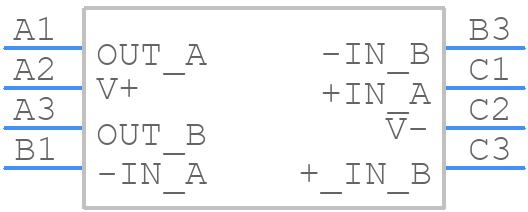LMV7272TL/NOPB - Texas Instruments - PCB symbol