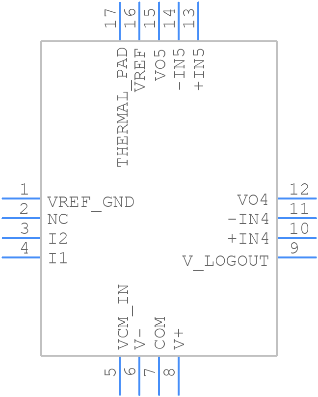 LOG114AIRGVT - Texas Instruments - PCB symbol