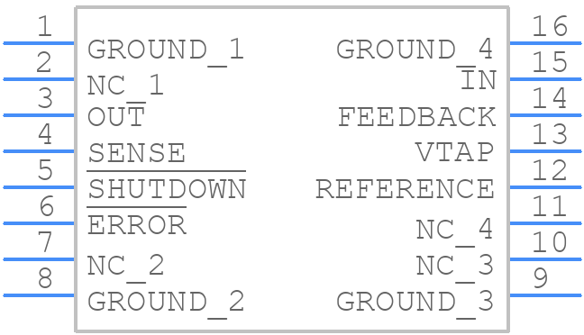 LP2952IM/NOPB - Texas Instruments - PCB symbol
