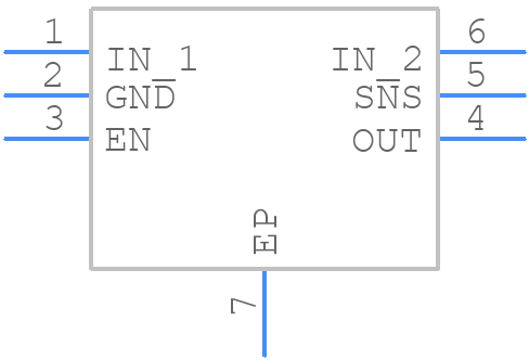 LP38693SD-5.0/NOPB - Texas Instruments - PCB symbol