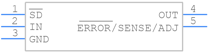 LP3964ET-ADJ/NOPB - Texas Instruments - PCB symbol
