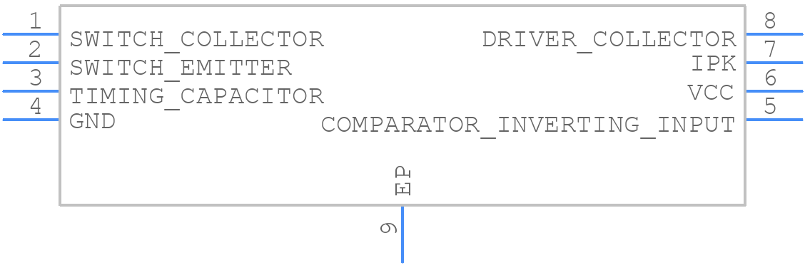 MC33063ADRJR - Texas Instruments - PCB symbol
