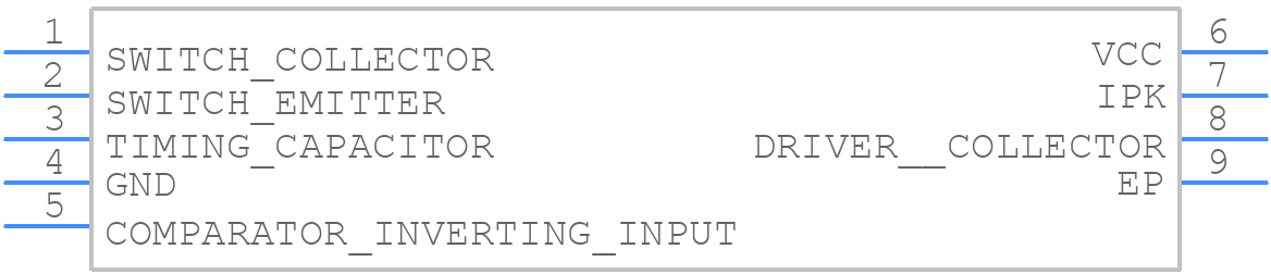 MC34063ADRJR - Texas Instruments - PCB symbol