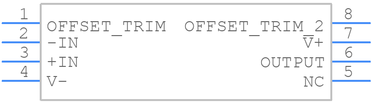 OPA132U - Texas Instruments - PCB symbol