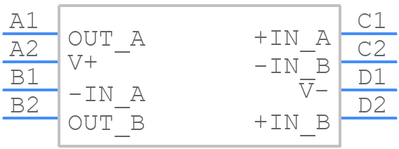 OPA2376AIYZDT - Texas Instruments - PCB symbol