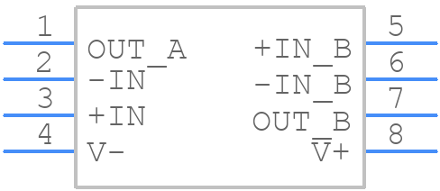 OPA2379AIDCNT - Texas Instruments - PCB symbol