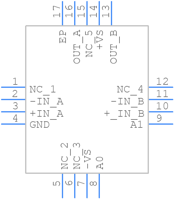 OPA2673IRGVT - Texas Instruments - PCB symbol