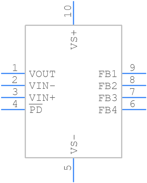 OPA2836IRUNT - Texas Instruments - PCB symbol