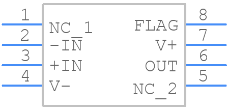OPA552PA - Texas Instruments - PCB symbol